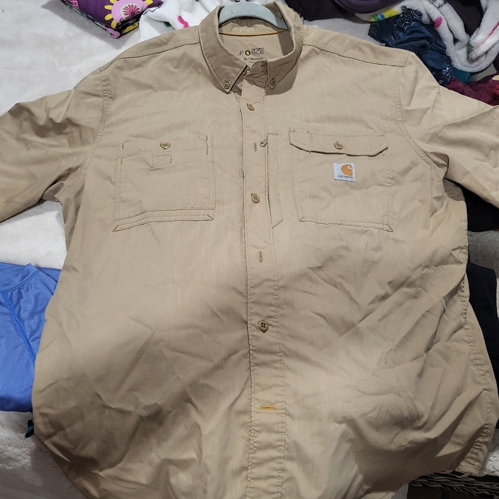NWOT Carhartt Men's Relaxed Fit Force Shirt